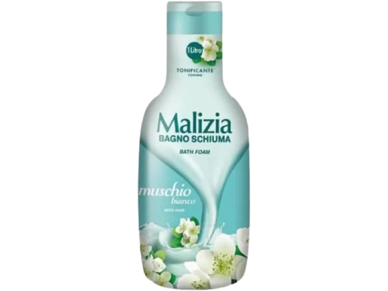 Malizia Płyn do kąpieli Białe Piżmo, 1000 ml