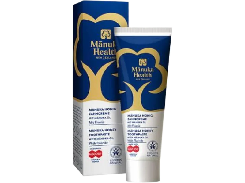 MANUKA HEALTH Pasta do zębów z Miodem Manuka MGO 250+ i olejkiem Manuka, 75 ml