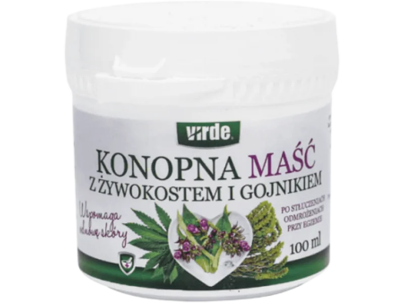 Maść konopna z żywokostem i gojnikiem, 100 ml