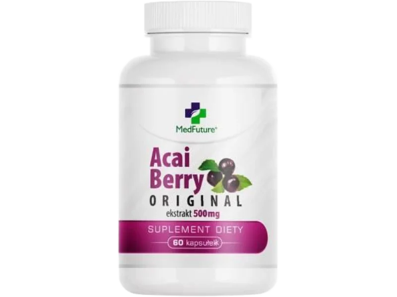 MedFuture Acai Berry Original, kapsułki, 500 mg, 60 kaps.