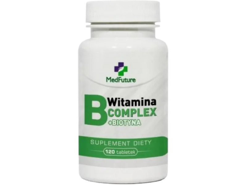 MedFuture B-complex + biotyna, tabletki, 120 tabl.