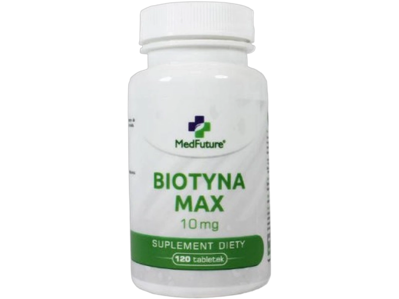 Medfuture Biotyna Max, tabletki, 10 mg, 120 tabl.