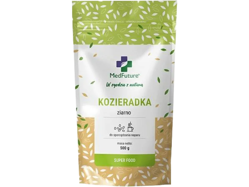 MedFuture Kozieradka Ziarno, zioła do zaparzania, 500 g