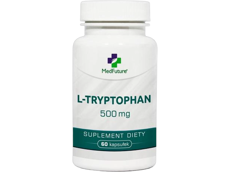 Medfuture L-tryptofan, kapsułki, 500 mg, 60 kaps.