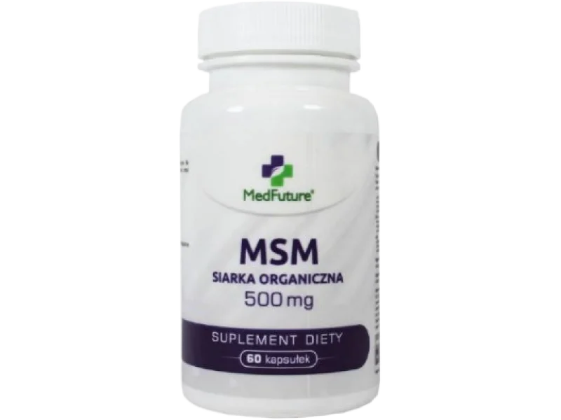 MedFuture MSM Siarka Organiczna, kapsułki, 500 mg, 60 kaps.