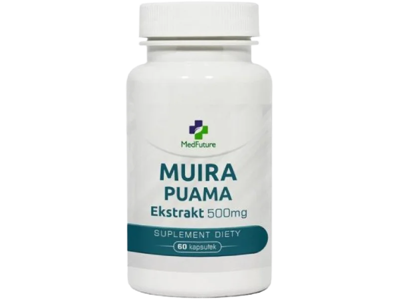 MedFuture Muira Puama ekstrakt, kapsułki, 500 mg, 60 kaps.