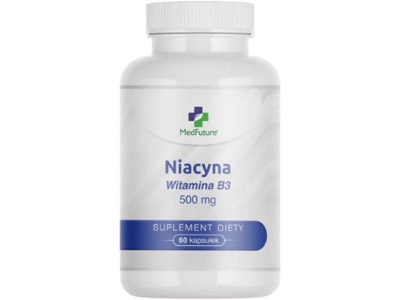 MEDFUTURE Niacyna, kapsułki, 500 mg, 60 kaps.