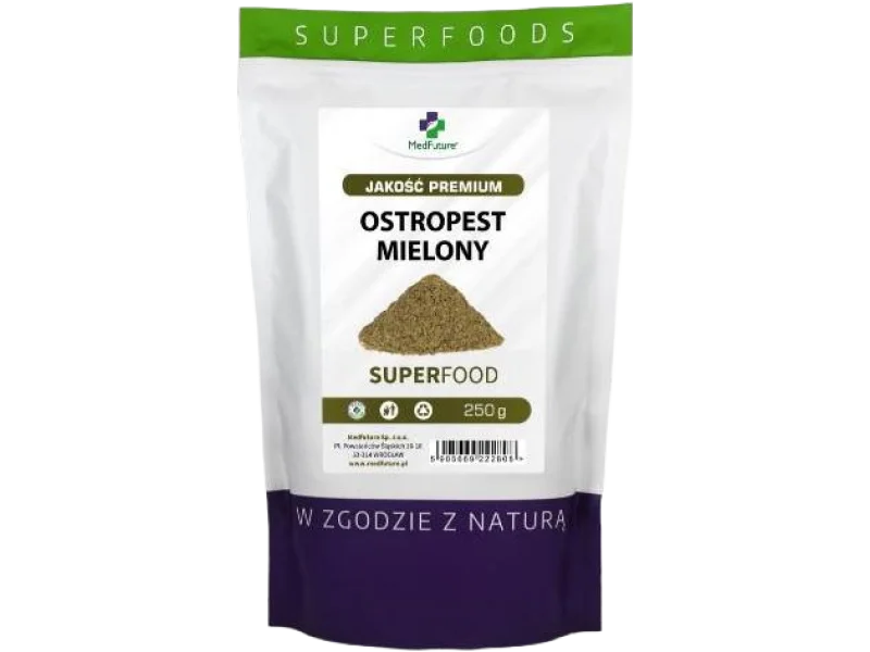 MedFuture Ostropest Mielony SuperFood, proszek, 250 g