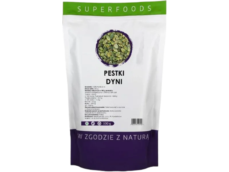 MedFuture Pestki dyni łuskane, produkt sypki, 500 g