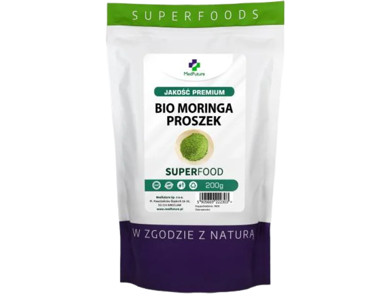 MedFuture Super Food BIO Moringa, proszek, 200 g