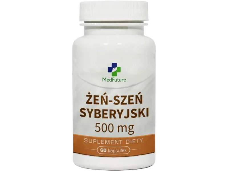 MedFuture Żeń-Szeń Syberyjski, kapsułki, 500 mg, 60 kaps.