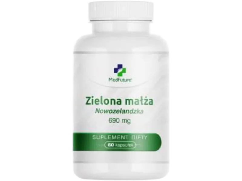 MedFuture Zielona Małża Nowozelandzka, kapsułki, 690 mg, 60 kaps.