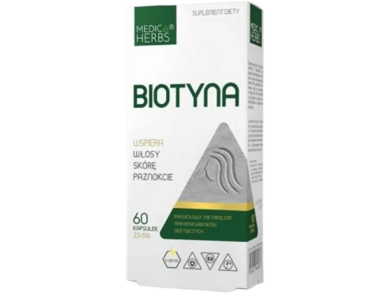 Medica Herbs Biotyna, kapsułki, 2,5 mg, 60 kaps.