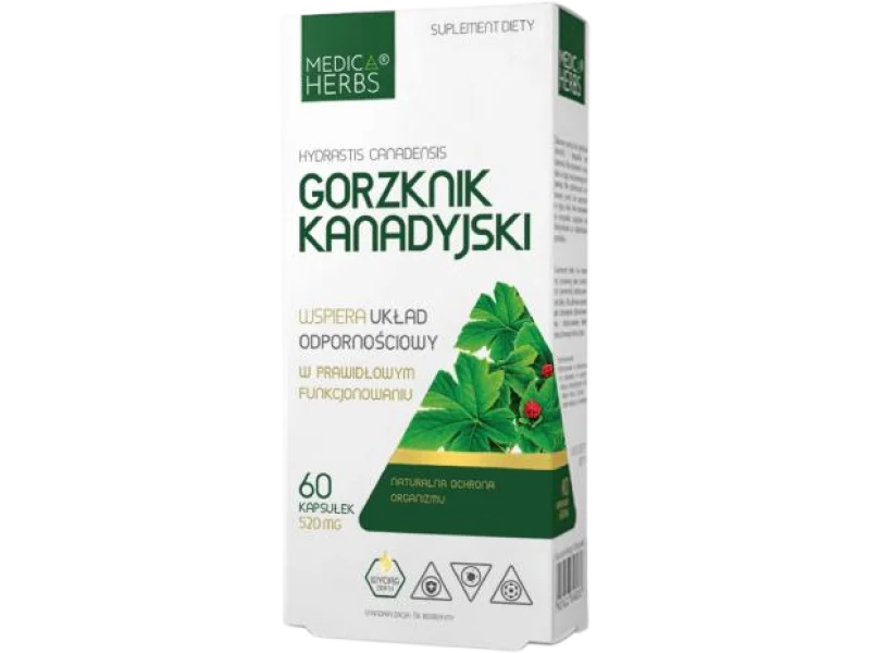 Medica Herbs Gorzknik kanadyjski, kapsułki, 60 kaps.