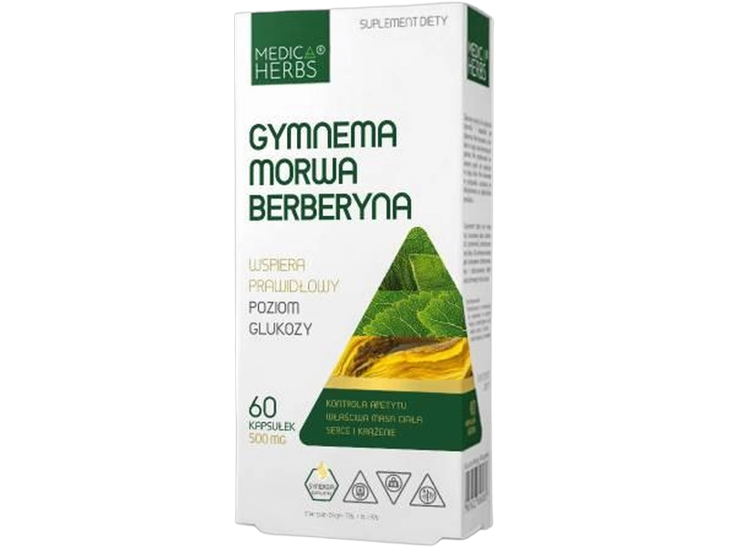 Medica Herbs Gymnema morwa berberyna, kapsułki, 60 kaps.