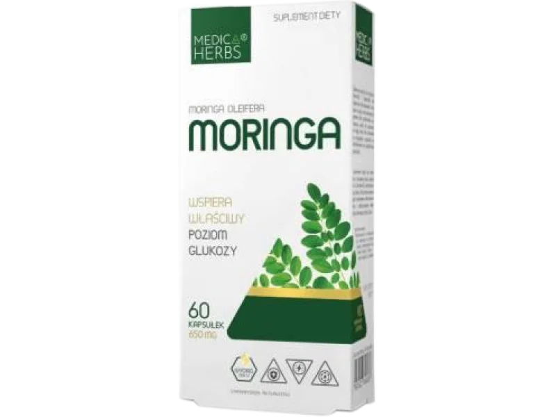 Medica Herbs Moringa, kapsułki, 60 kaps.