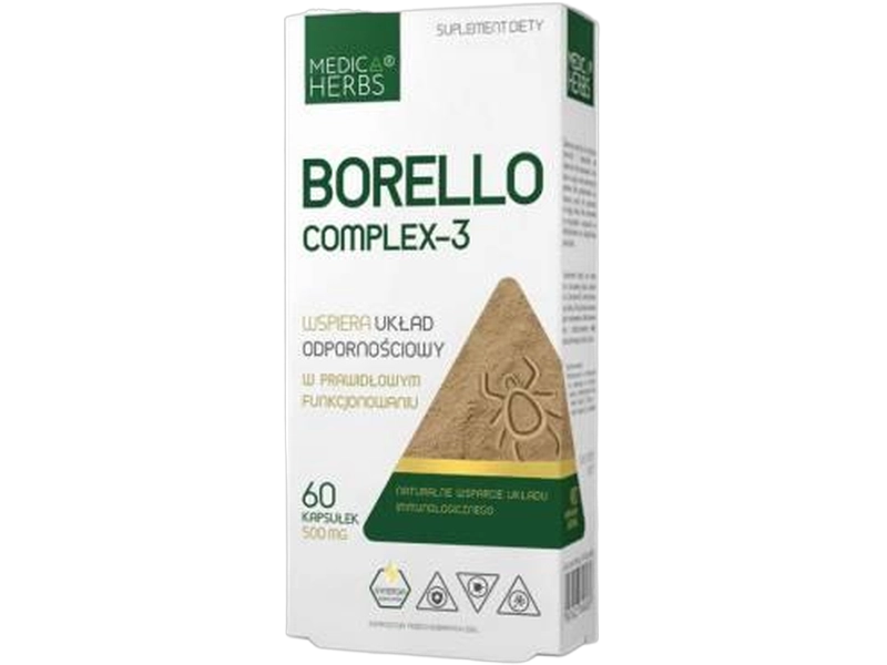 Medica Herbs podstawowy protokół Buhnera Borello Complex-3, kapsułki, 60 kaps.