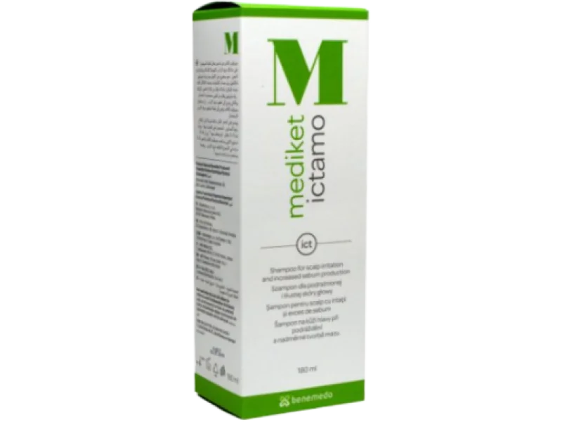 MEDIKET ICTAMO Szampon, 180 ml