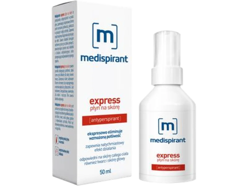 MEDISPIRANT Express Antyperspirant, płyn na skórę, 50 ml