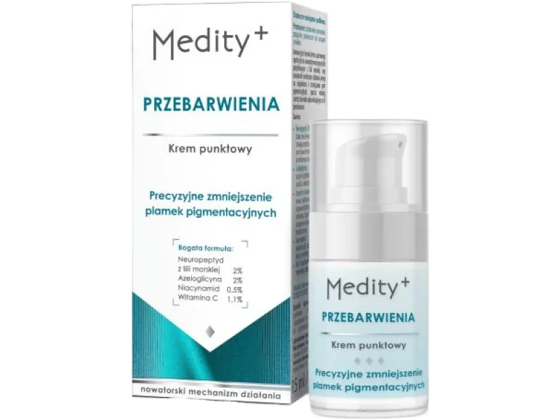 MEDITY+ PRZEBARWIENIA Krem punktowy, 15 ml