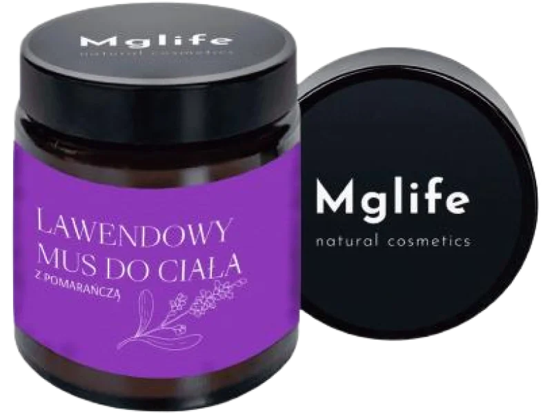 Mglife Lawendowy mus do ciała z pomarańczą, 120 ml