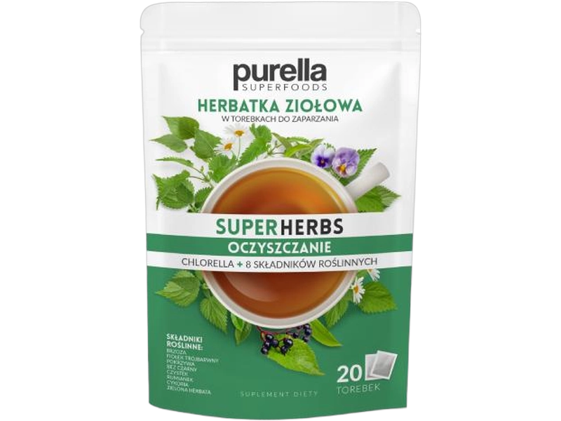 Mieszanka ziół na oczyszczanie, saszetki, 20 sasz.