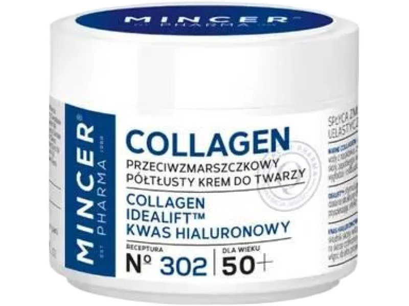 MINCER Collagen Krem półtłusty do twarzy 50+, 50 ml
