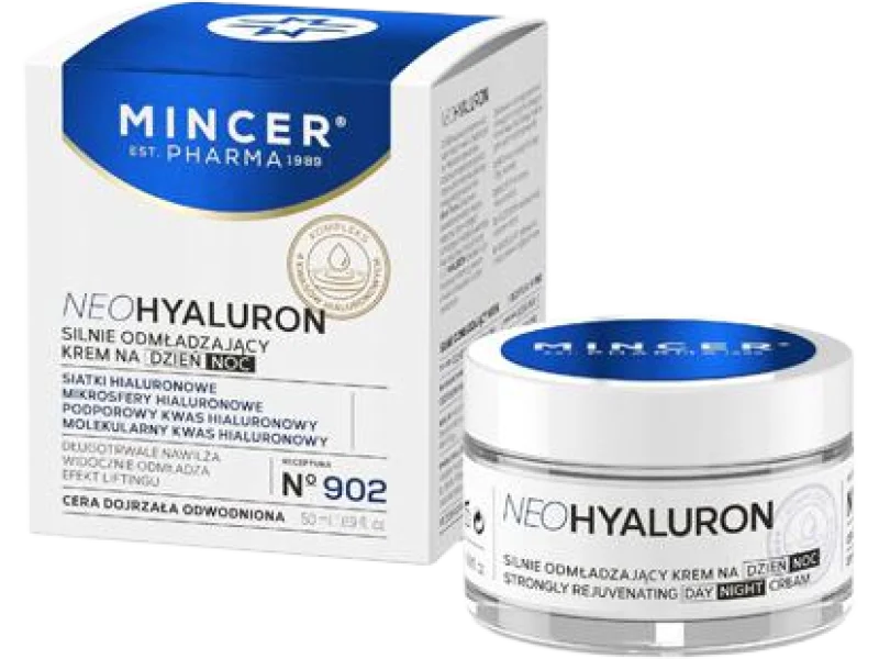 Mincer Pharma Neohyaluron N°902 silnie odmładzający krem na dzień i na noc, 50 ml