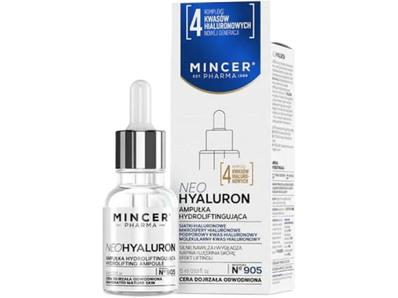 Mincer Pharma Neohyaluron N°905 ampułka hydroliftingująca, serum, 15 ml