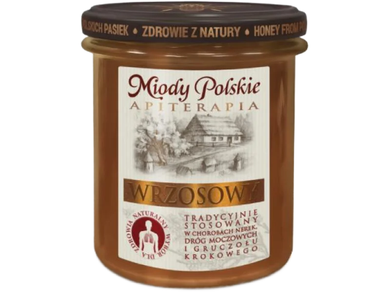 Miody Polskie miód wrzosowy, 400 g
