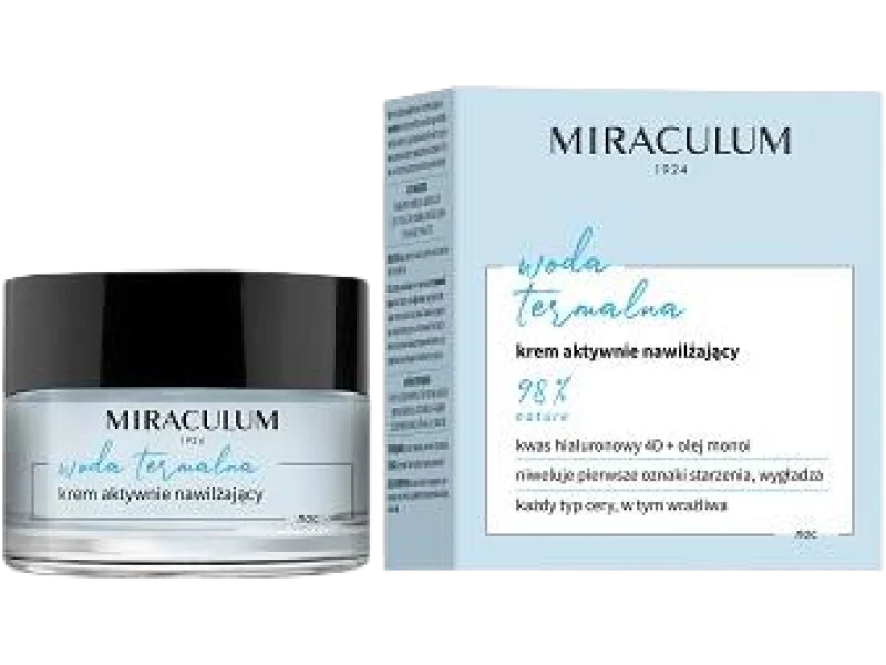 Miraculum woda termalna krem aktywnie nawilżający, 50 ml
