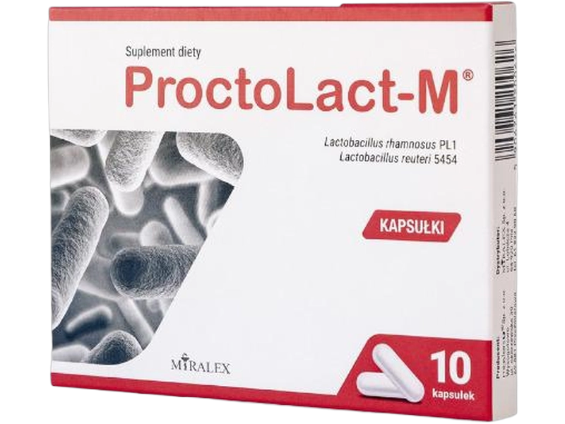 Miralex ProctoLact-M, kapsułki, 10 kaps.