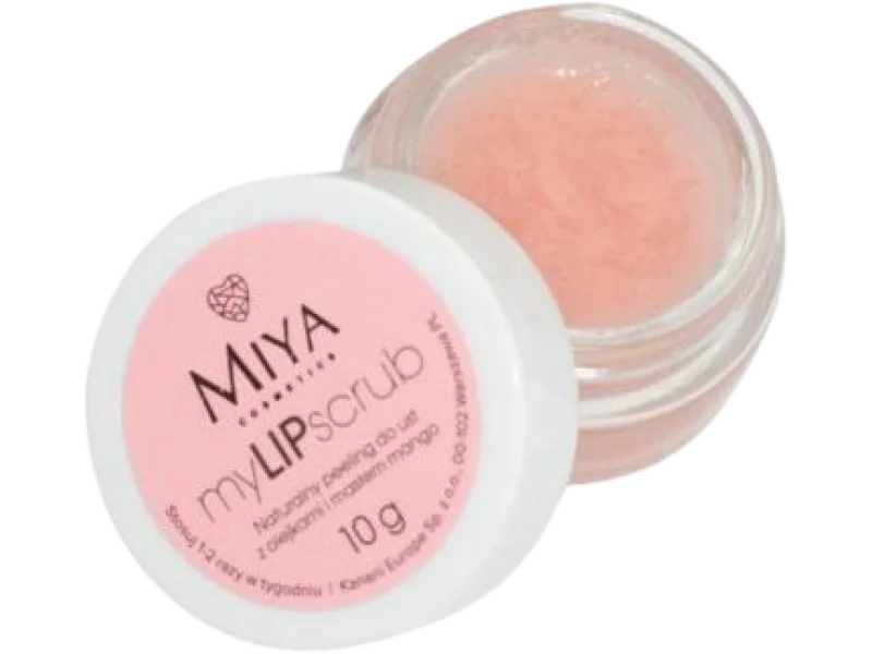 Miya myLIPscrub naturalny peeling do ust z olejkami i masłem mango, 10 g