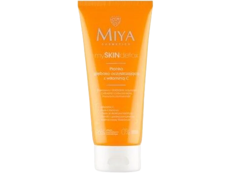 MIYA mySKINdetox pianka głęboko oczyszczająca z witaminą C, 100 ml