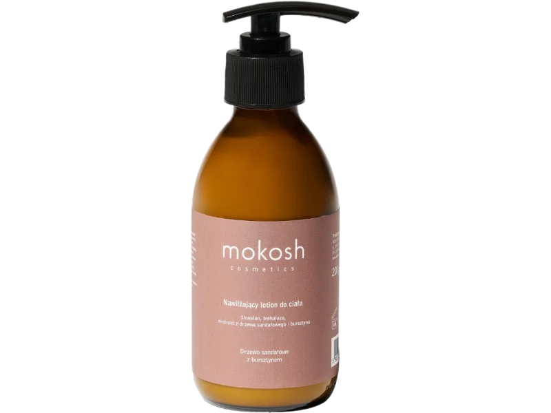 MOKOSH Nawilżający lotion do ciała drzewo sandałowe z bursztynem, 200 ml