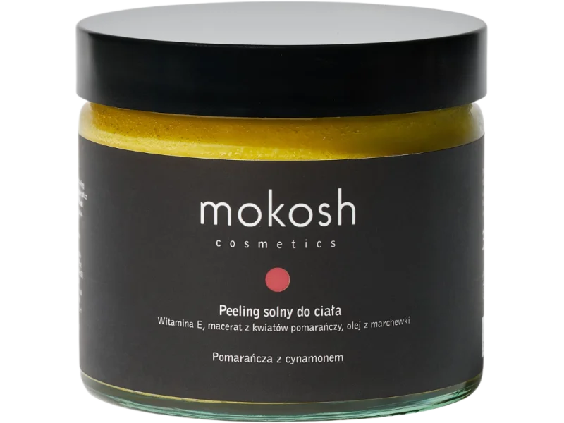 Mokosh peeling solny do ciała pomarańcza z cynamonem, 300 g