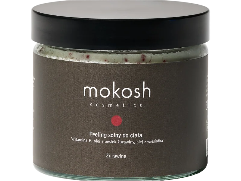 Mokosh peeling solny do ciała żurawina, 300 g