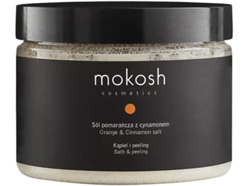 Mokosh Sól pomarańcza z cynamonem, sól lecznicza, 600 g