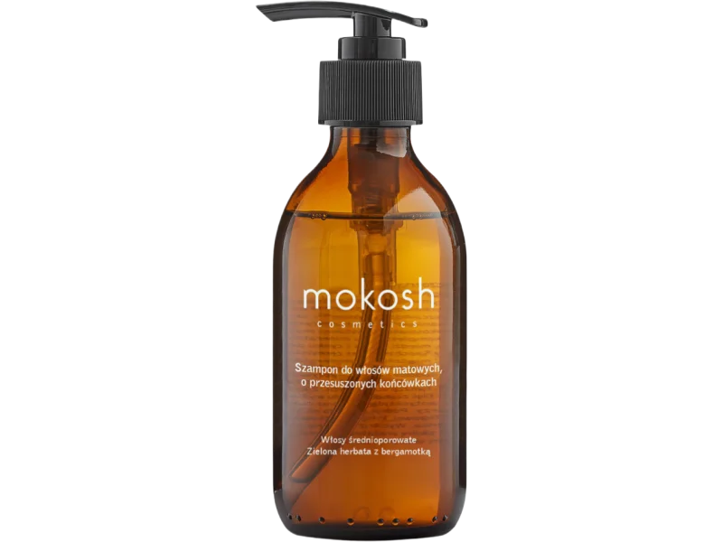 MOKOSH Zielona herbata z bergamotką, szampon, 200 ml