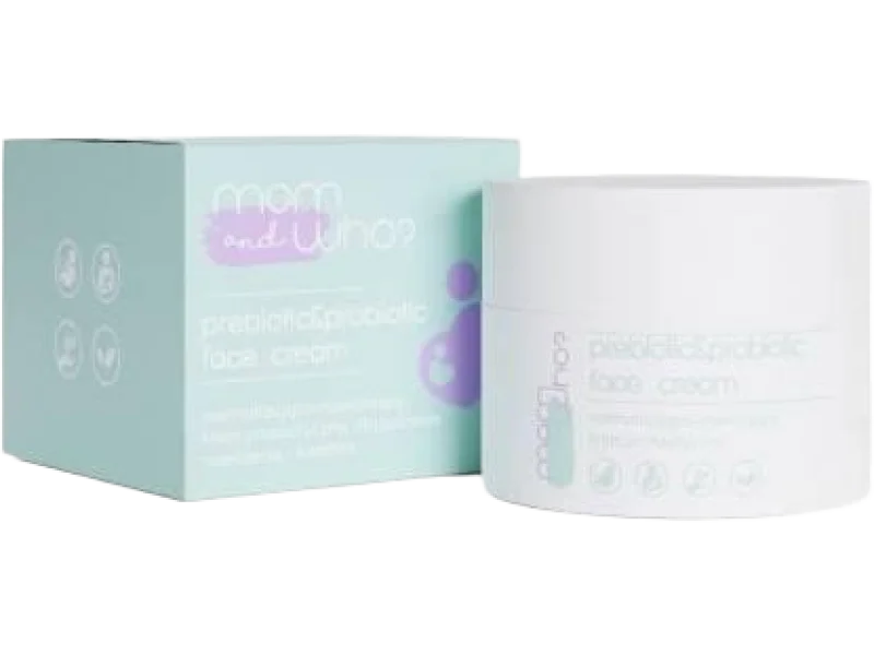 Mom and Who normalizująco-nawilżający probiotyczny krem do twarzy, 50 ml