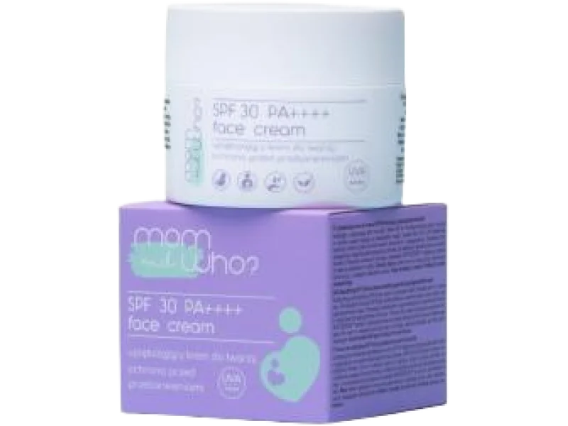 Mom and Who? Upiększający krem do twarzy SPF30 chroniący przed przebarwieniami, 50 ml