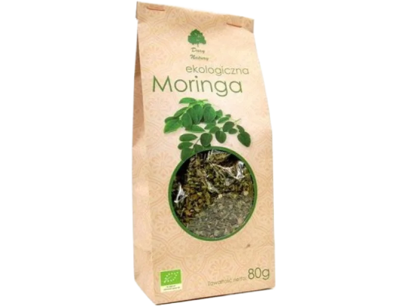 Moringa liść EKO DARY NATURY, zioła do zaparzania, 80 g