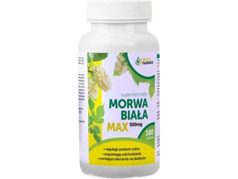 Morwa biała Max, tabletki, 180 tabl.