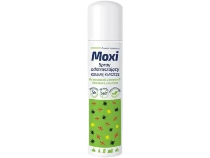 Moxi Spray odstraszający komary i kleszcze, 100 ml