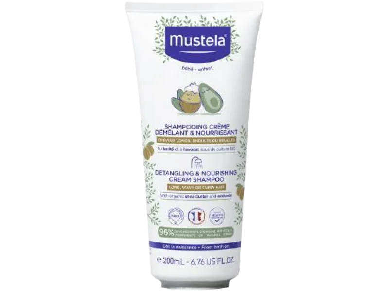 Mustela bebe enfant odżywczy ułatwiający rozczesywanie, szampon, 200 ml