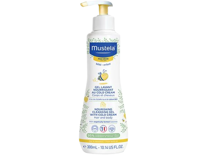 MUSTELA BEBE ENFANT żel odżywczy do mycia z cold cream, 300 ml