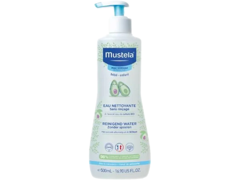 MUSTELA Woda oczyszczająca bez spłukiwania, płyn, 750 ml