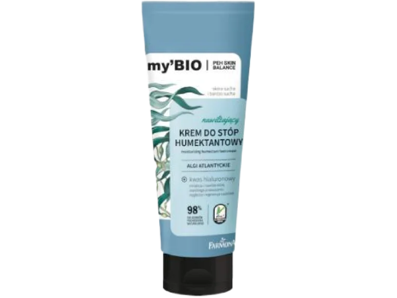 my’BIO Nawilżający krem humektantowy do stóp, 100 ml