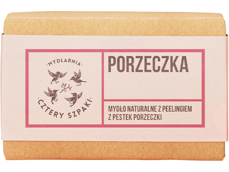Mydlarnia Cztery Szpaki peelingujące porzeczka, mydło, 110 g