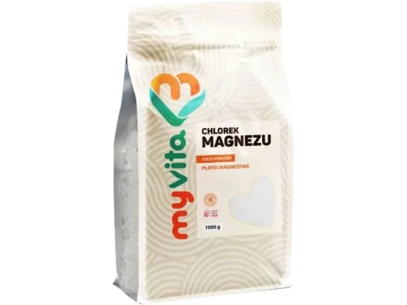 MYVITA Chlorek magnezu sześciowodny, produkt sypki, 1000 g